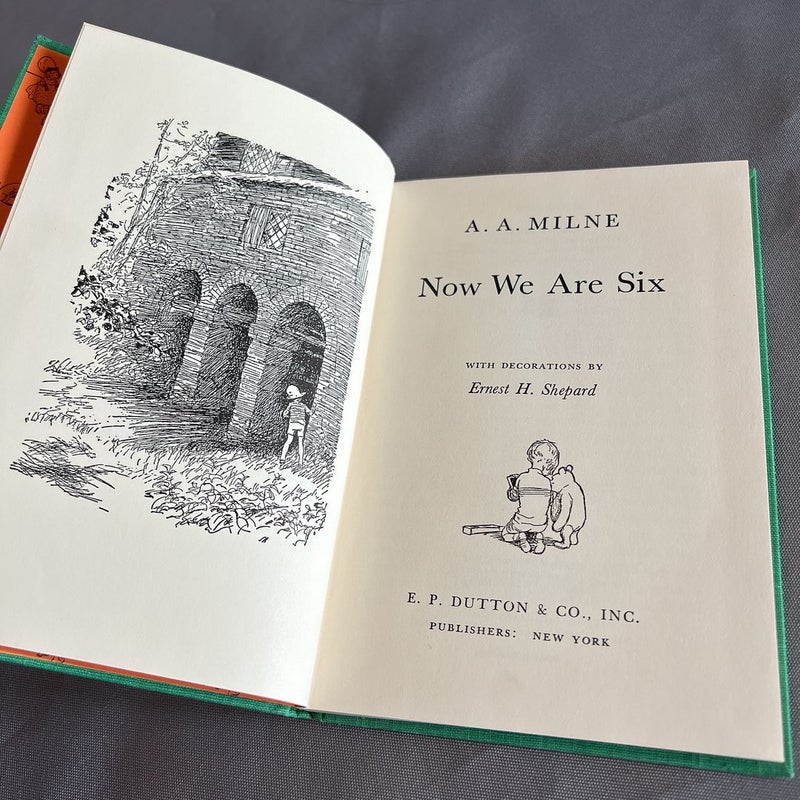 Set 3 of A.A. Milne Books 1961