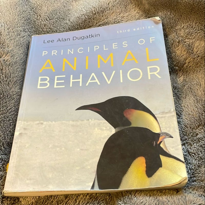 Principles of Animal Behavior