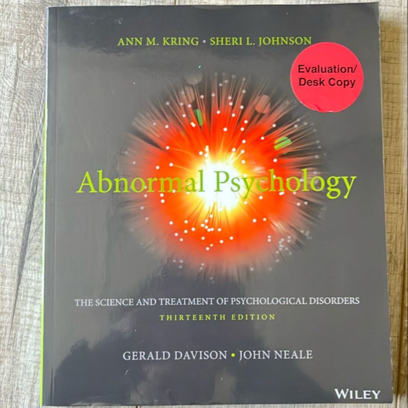 Abnormal Psychology