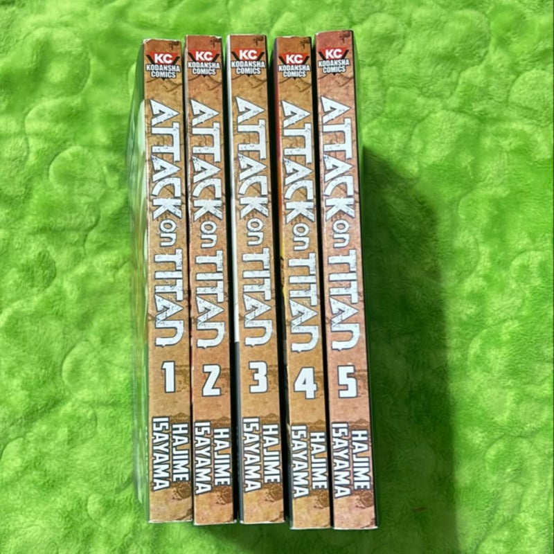 Attack on Titan 1-5