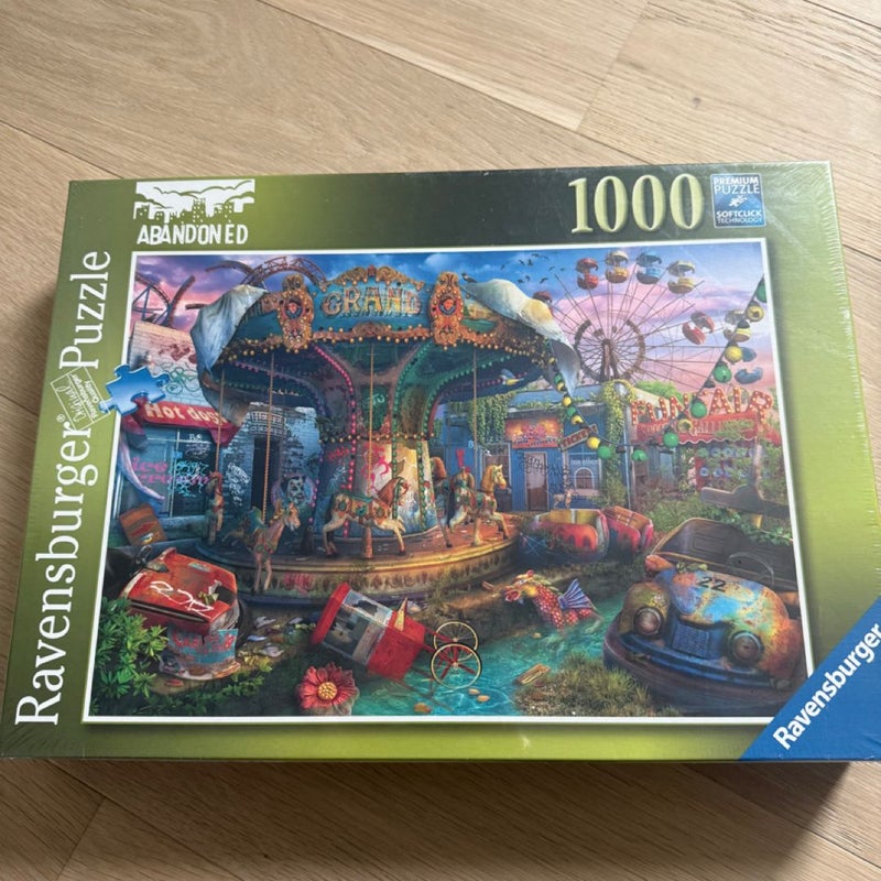 NEW Ravensburger Abandoned Series: Gloomy Carnival - 1000 Piece Jigsaw Puzzle; New