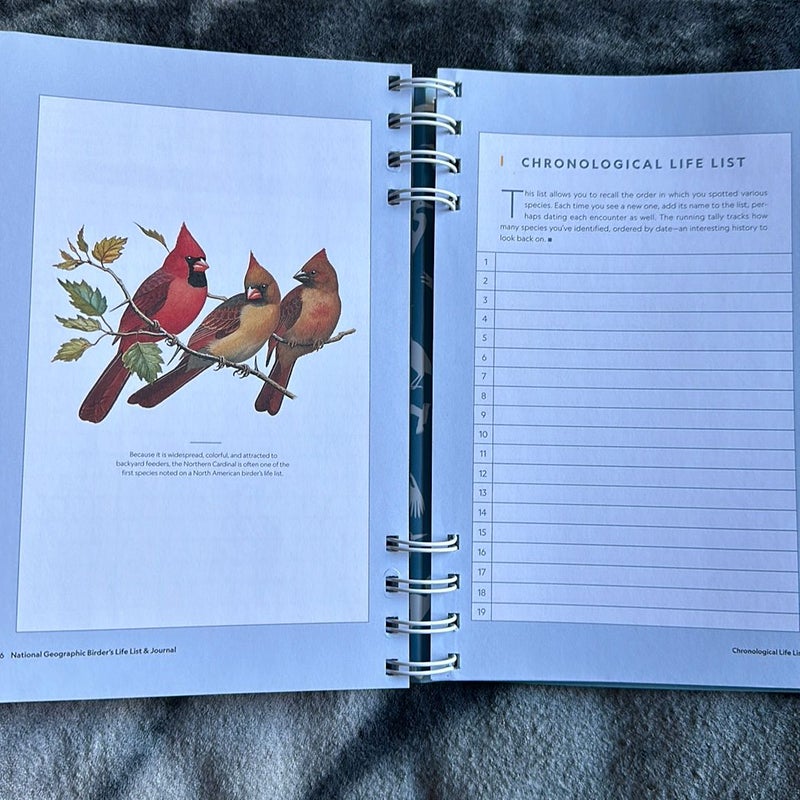 National Geographic Birder's Life List and Journal
