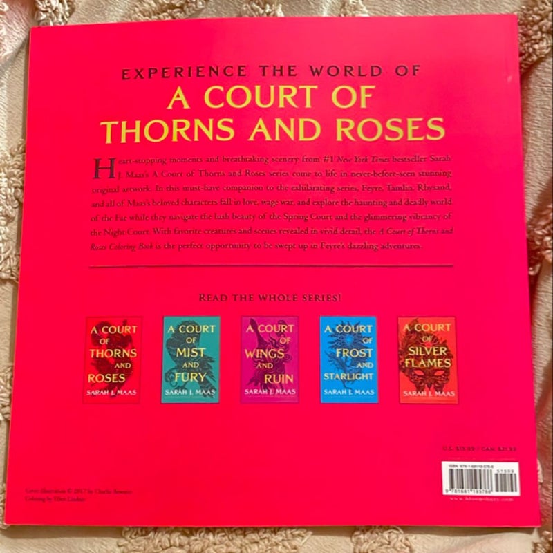 A Court of Thorns and Roses Coloring Book