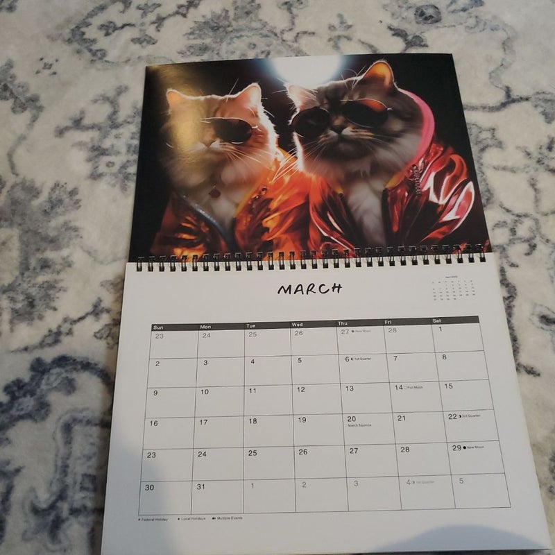 2025 Cat Calendar