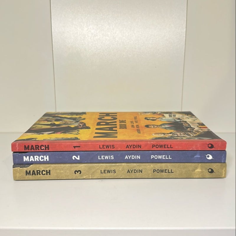 March: Book One, Two, and Three (Full Series)