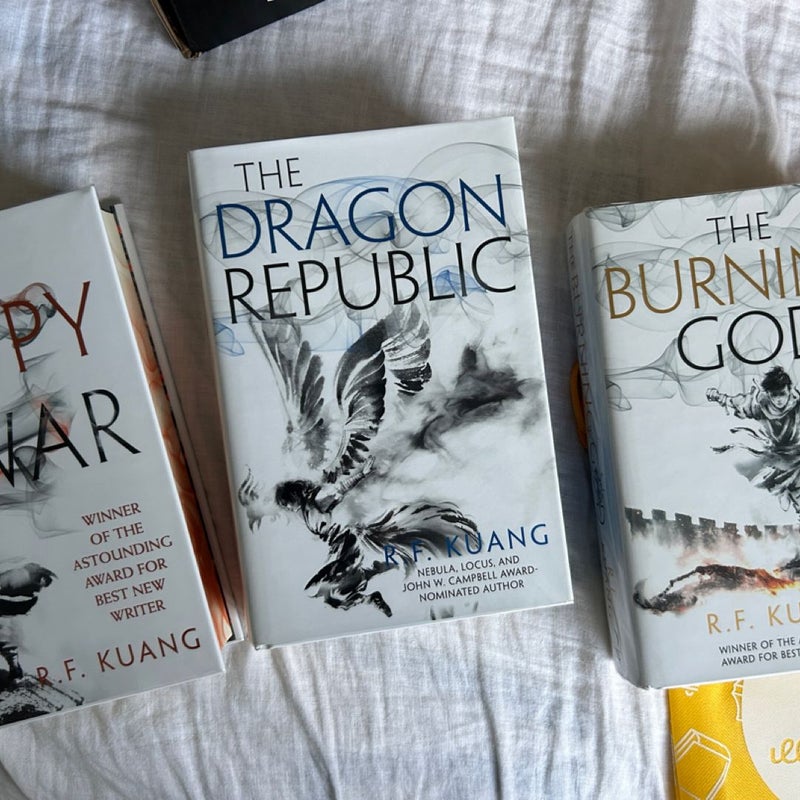 The Poppy War Trilogy by R. F. Kuang Illumicrate Edition SIGNED