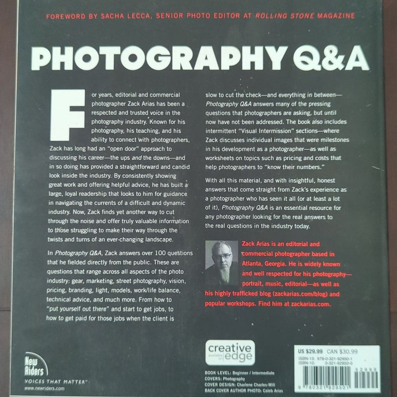 Photography Q and A