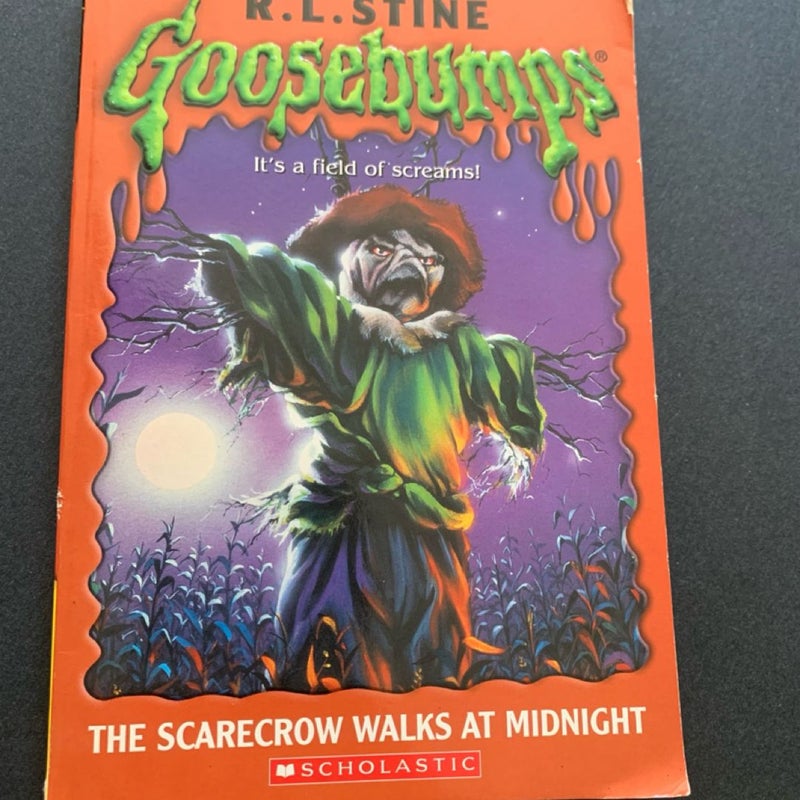 Goosebumps The scarecrow walks at Midnight vibtage 1994 first edition 