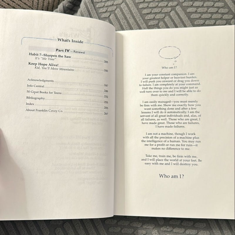The 7 Habits of Highly Effective Teens