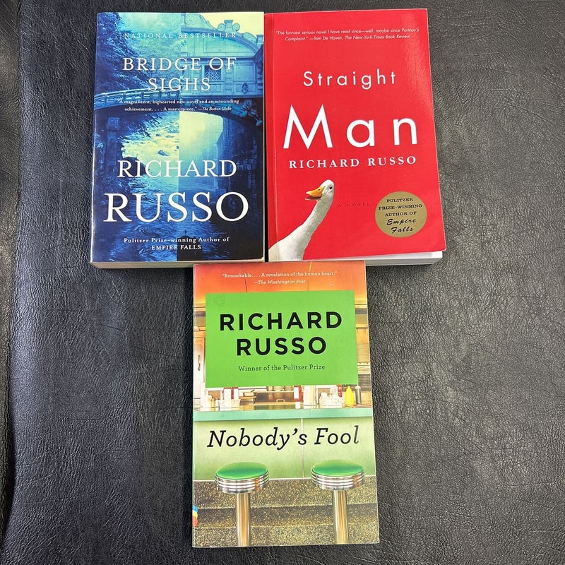 Richard Russo 3 paperback bundle