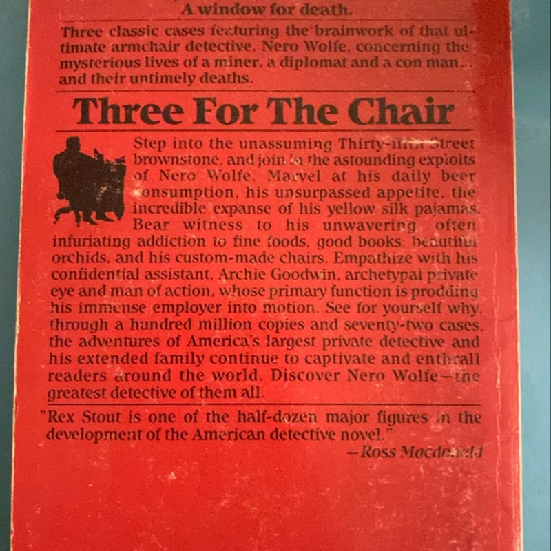 Three for the Chair