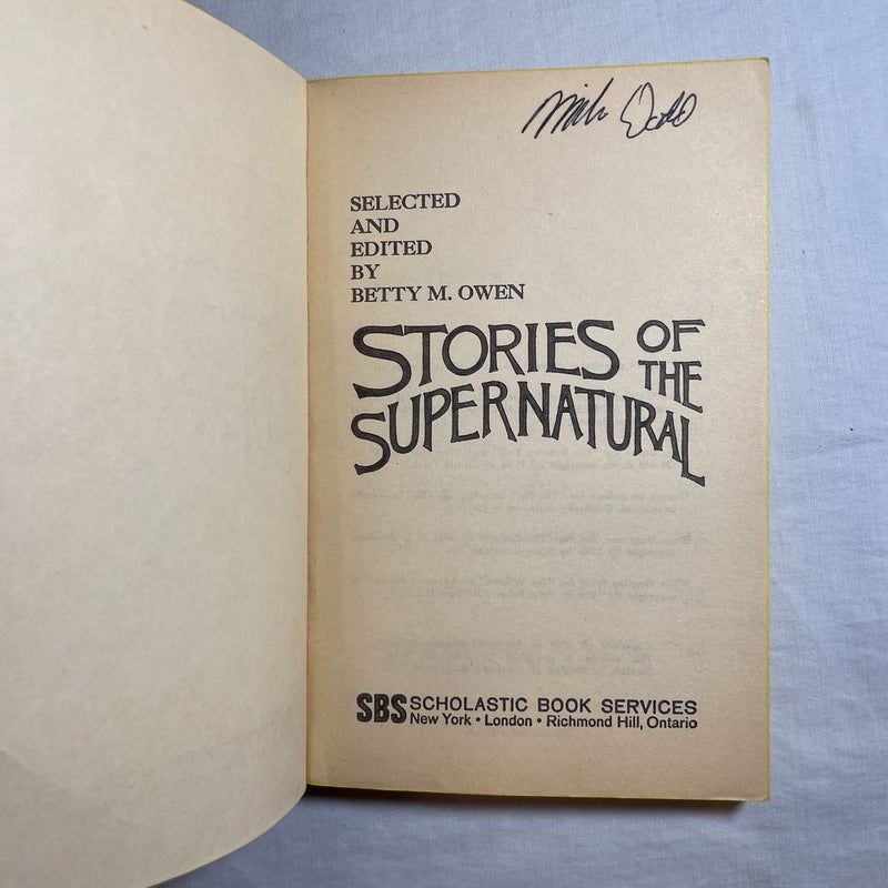 Stories of the Supernatural 