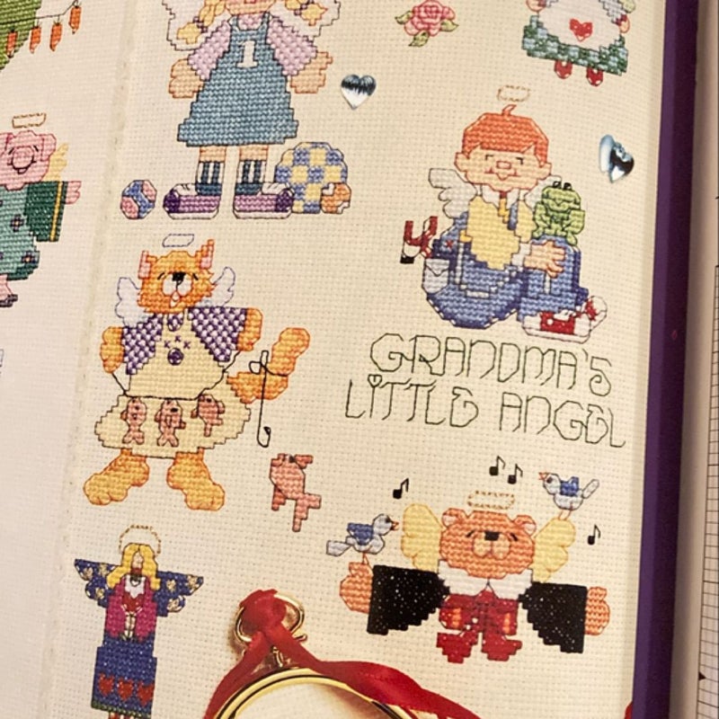 Cross Stitch 101 Folk Art Angels, 1996