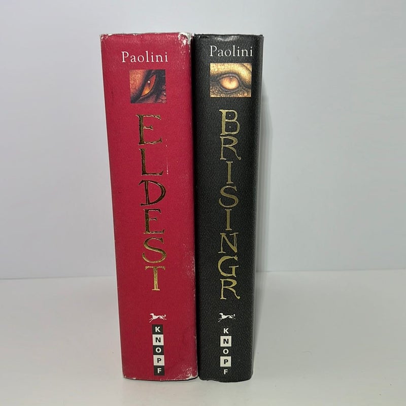 Eldest (First Edition) & Brisingr (The Inheritance Cycle Series, Book 2&3) 