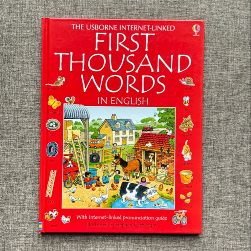 First Thousand Words in English