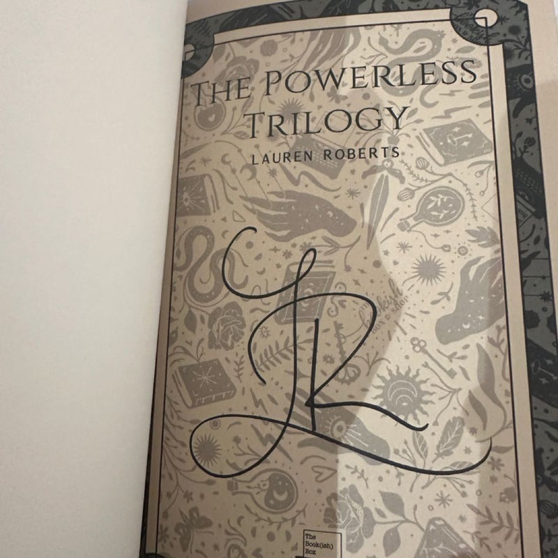 Signed Powerless & Reckless Bookish Box special edition 