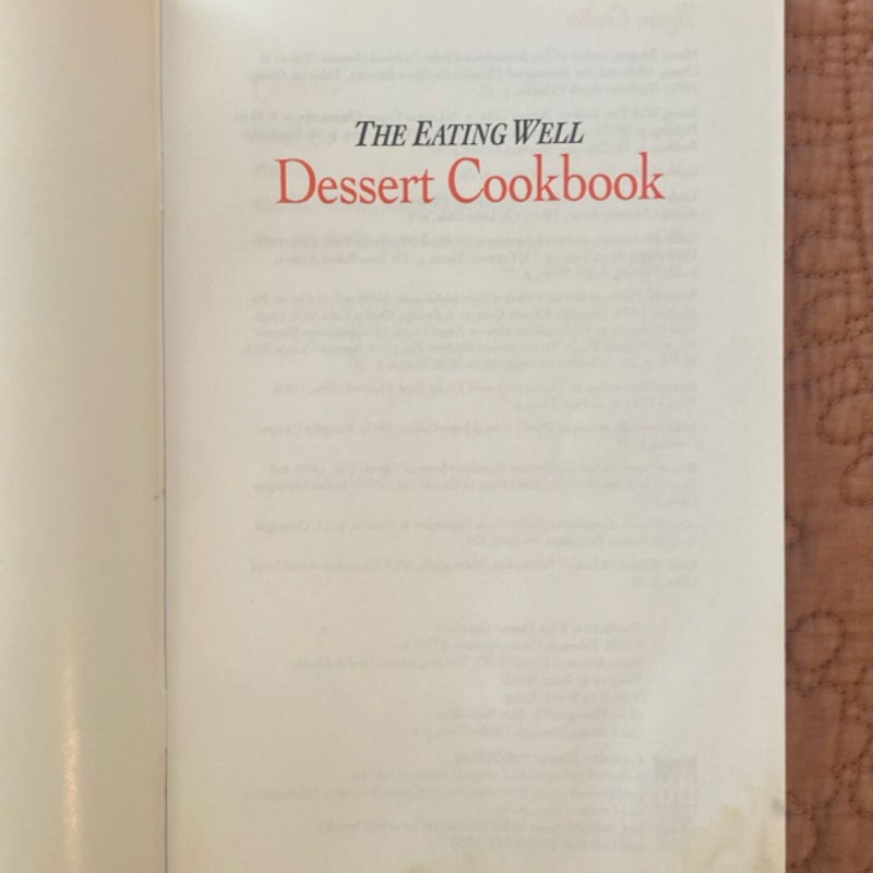 The Eating Well Dessert Cookbook