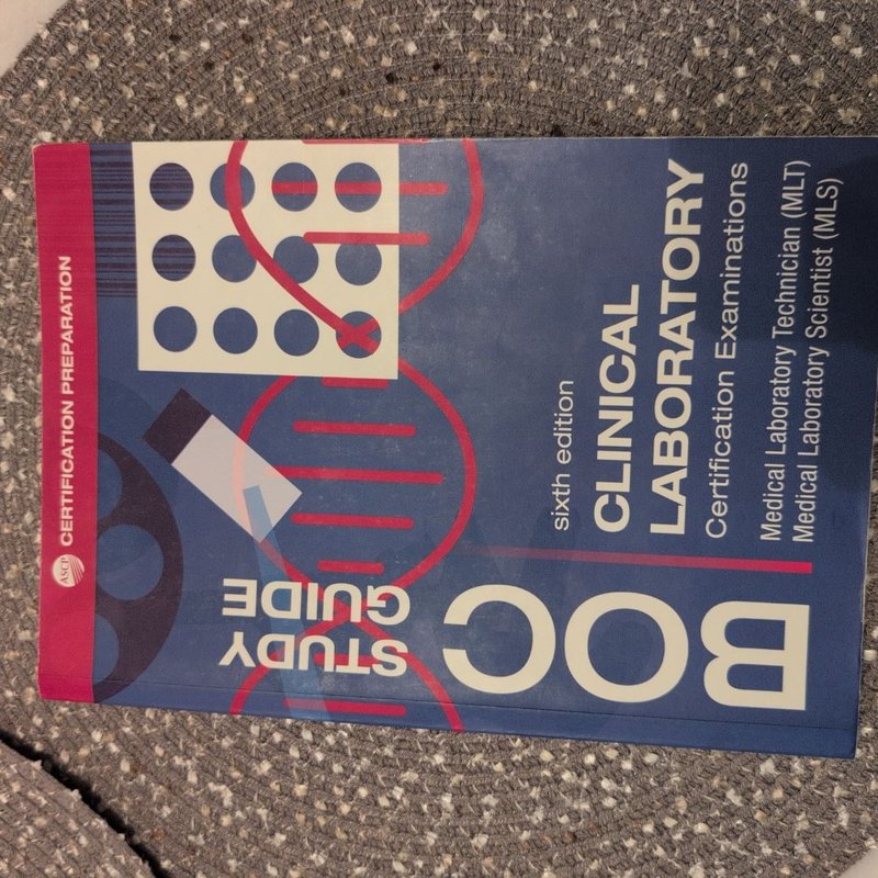 BOC Study Guide: Clinical Laboratory by ASCP Board of Certification Staff