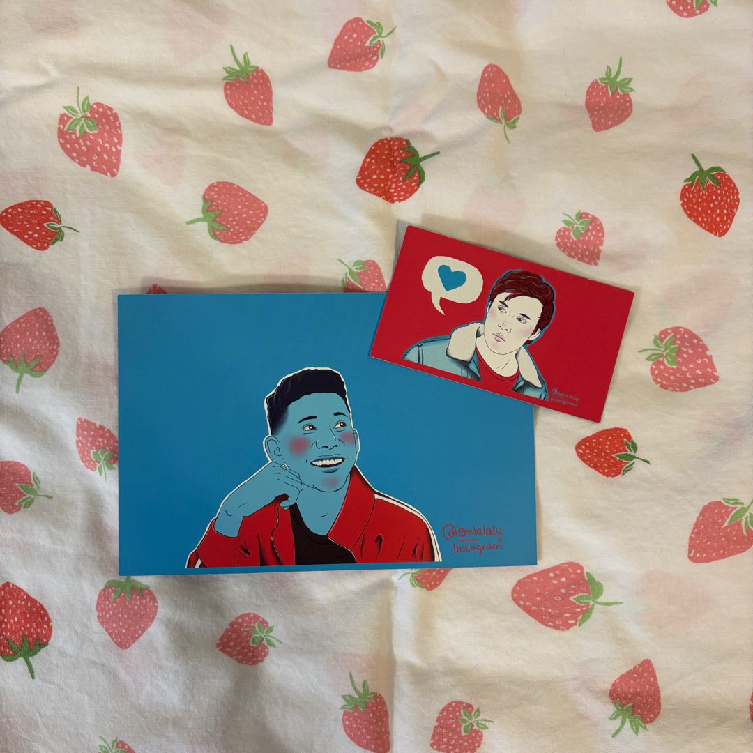 Simon double sided print + magnet