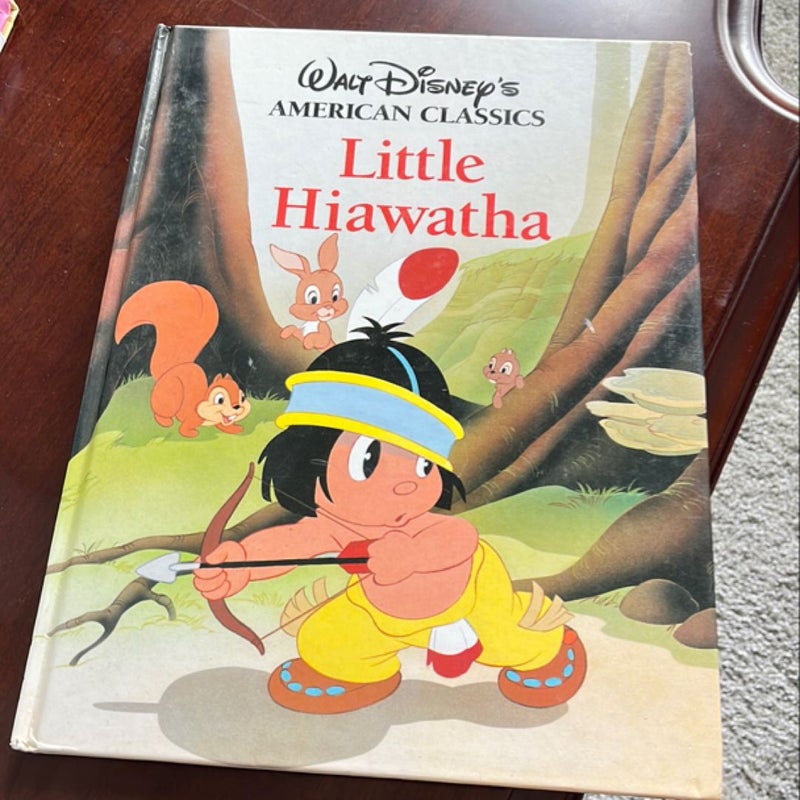 Walt Disney’s American Classics Little Hiawatha Vintage 1990 Large Hardcover Children’s Picture Book