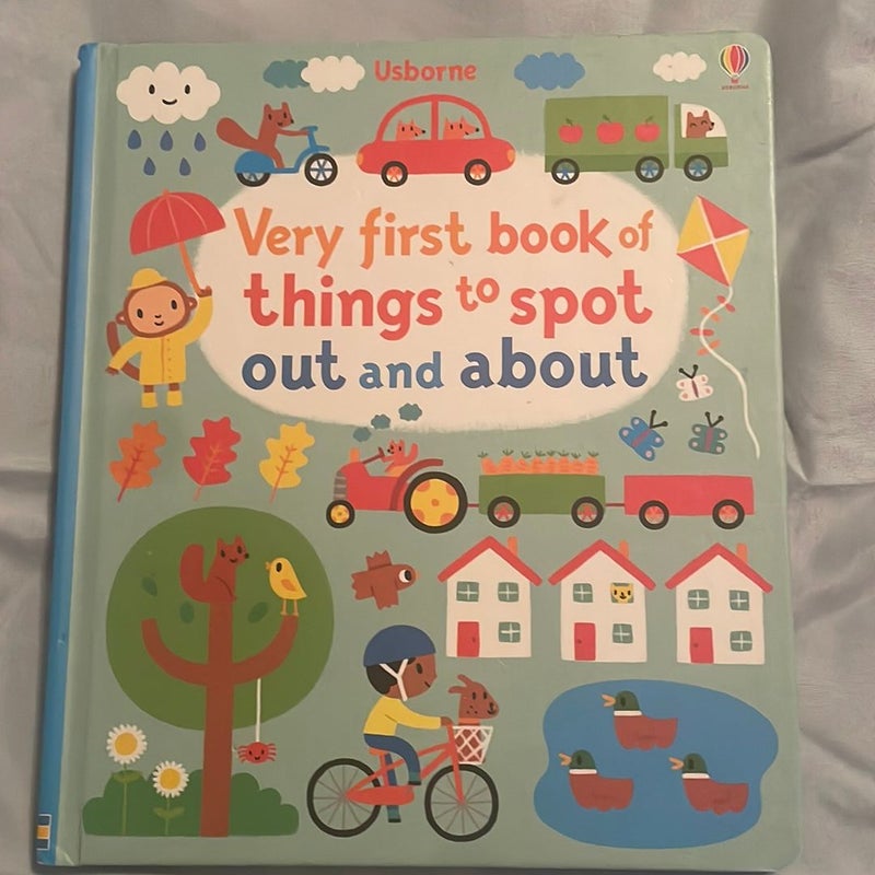Very First book of things to spot out and about