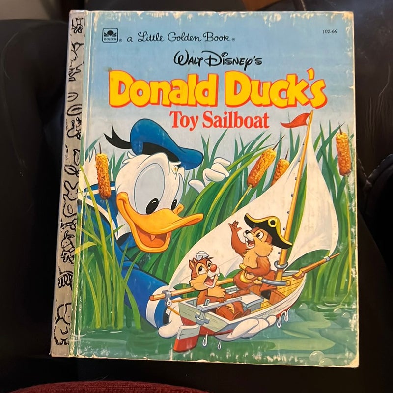 Donald Duck and Sailboat