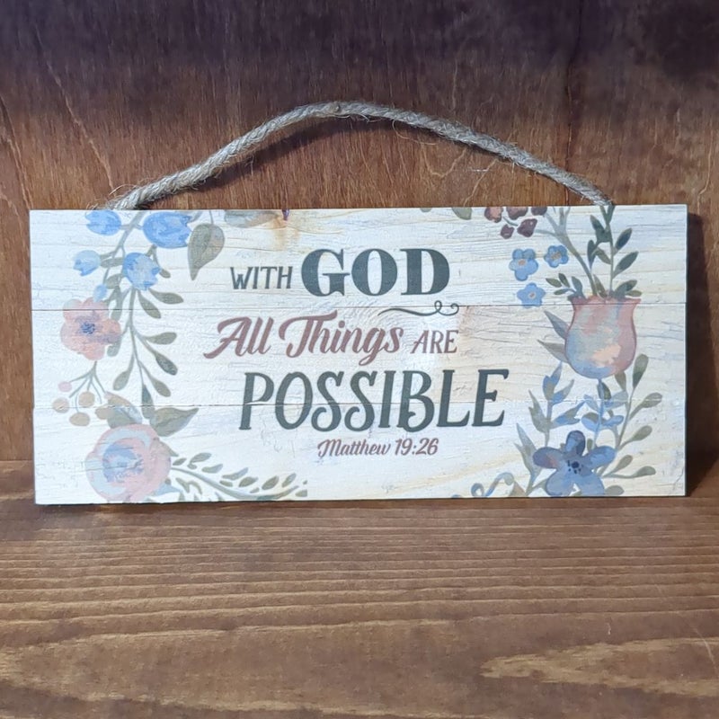 Scripture Plaque