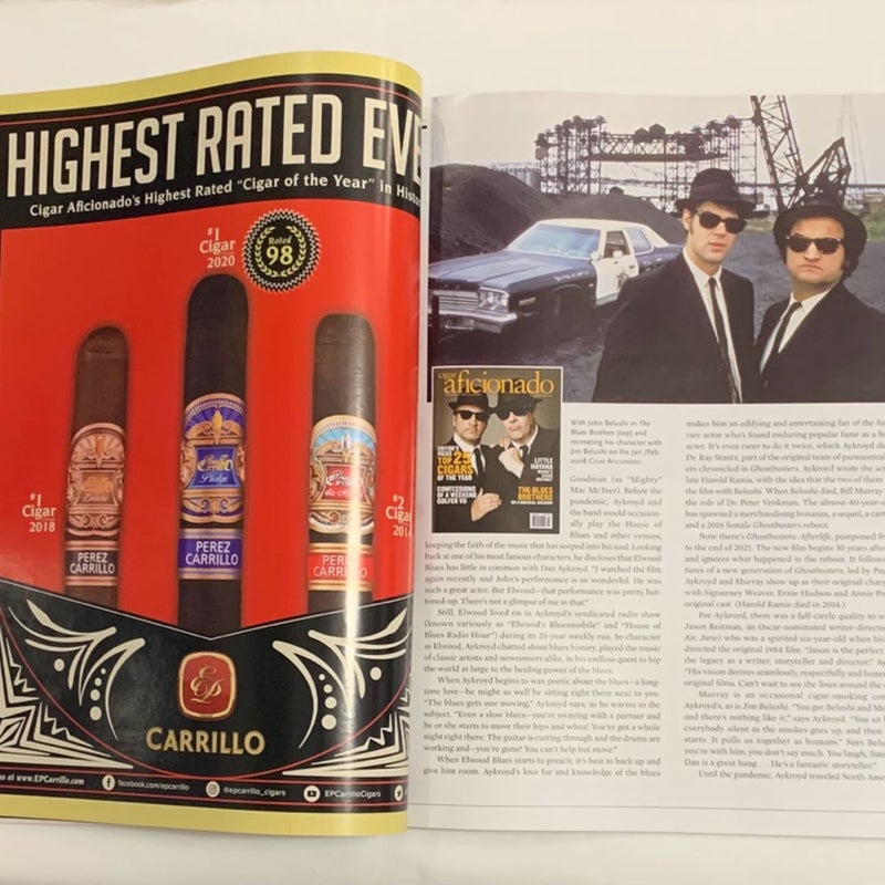 cigar africionado Dan Aykroyd “Master of Comedy” Issue May/June 2021 Magazine 