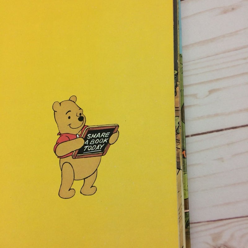 Walt Disney's Pooh's Schoolhouse Golden Book 1978 Hardcover