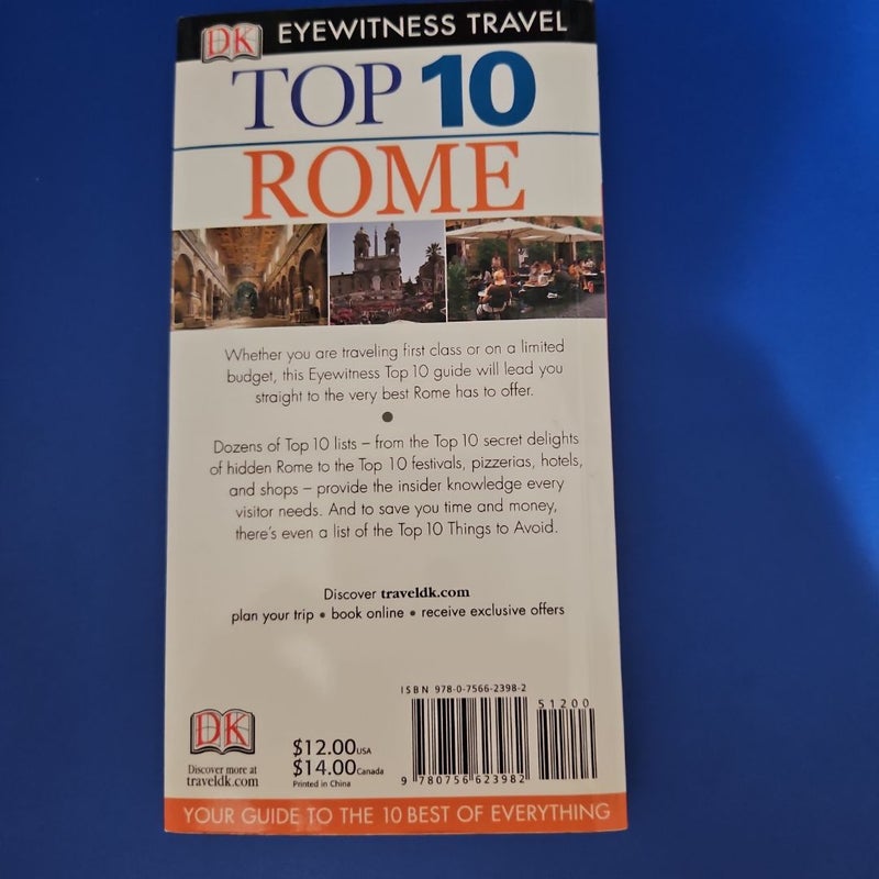 DK Eyewitness Travel Top 10 ROME