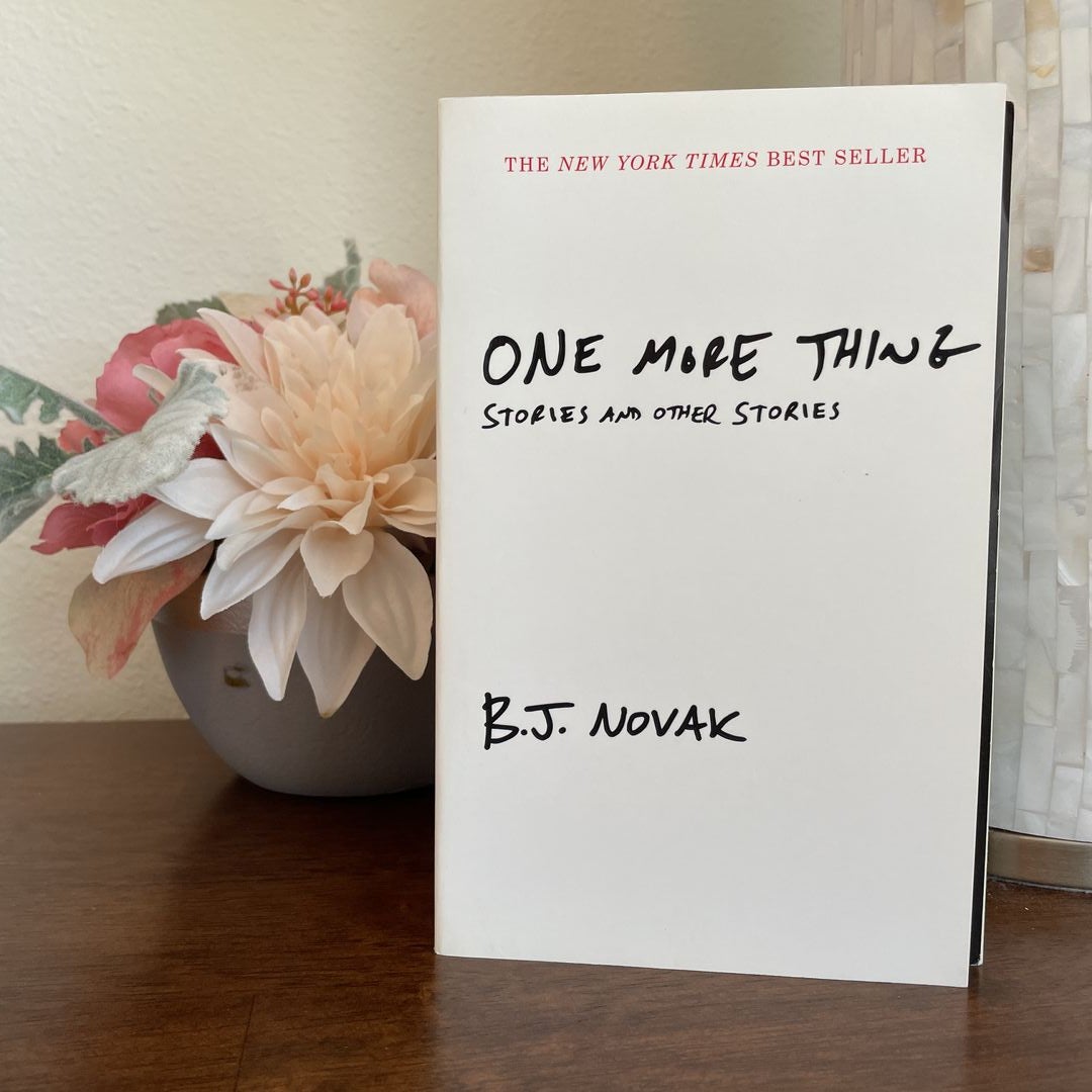 One More Thing by B. J. Novak, Paperback | Pangobooks