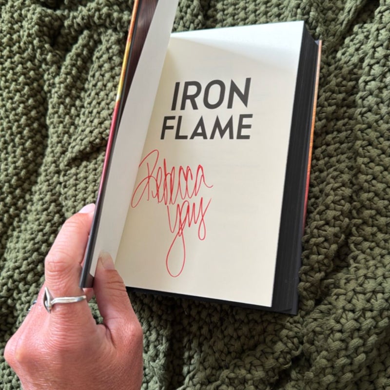 Iron Flame SIGNED FIRST EDITION 