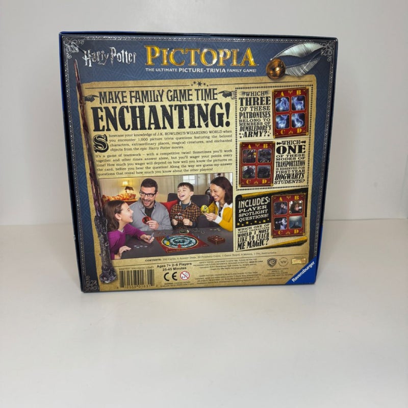 PUZZLE Pictopia: Harry Potter Edition Family Trivia Board Game