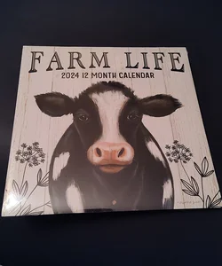 Farm Life 2024 wall calendar 