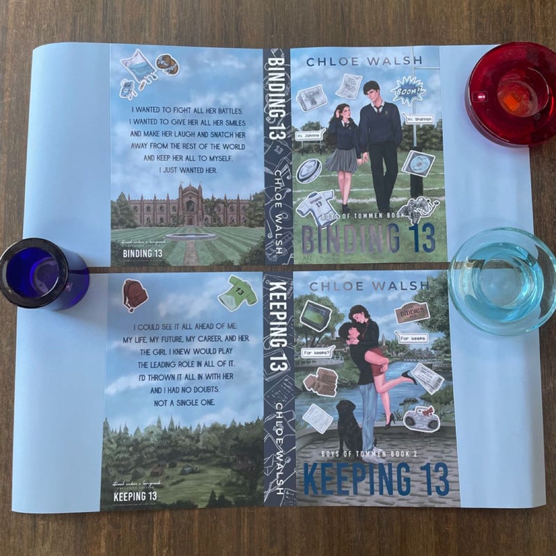 Eternal Embers - Binding 13 & Keeping 13 Dust Jackets - by Chloe Walsh