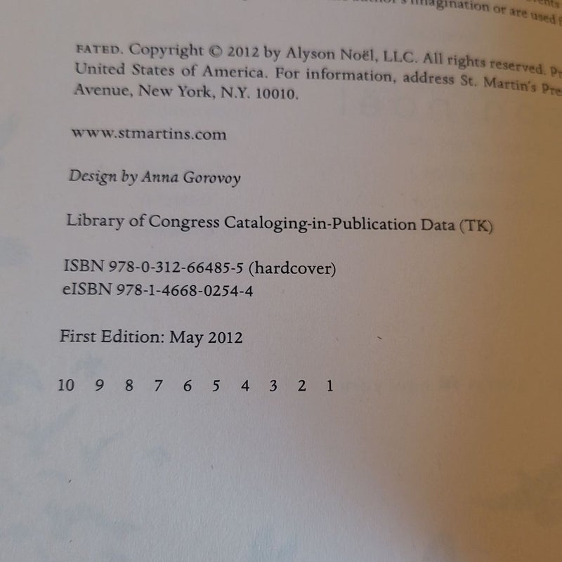 Fated **First Edition** 