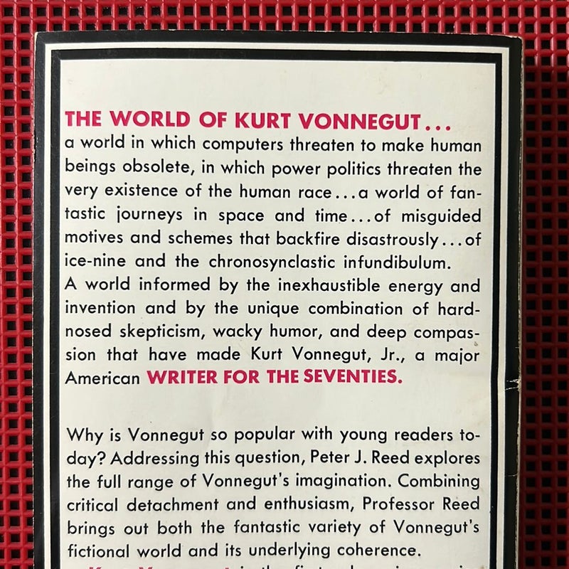 Writers for the 70’s Kurt Vonnegut, Jr. (First Printing)