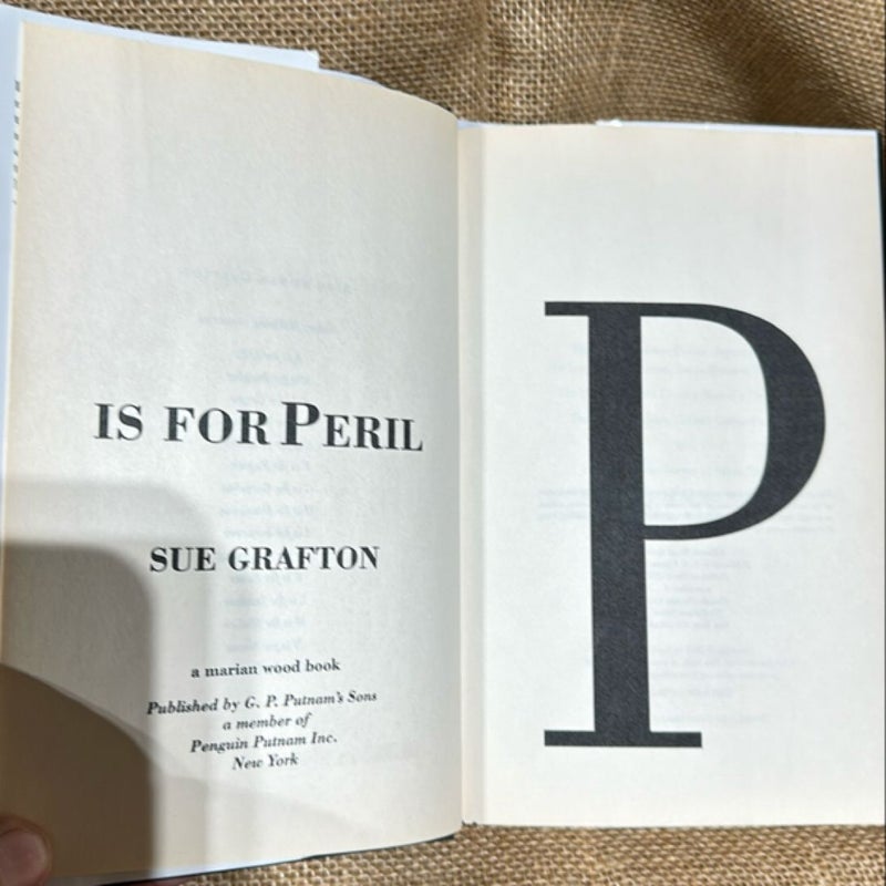 P Is for Peril