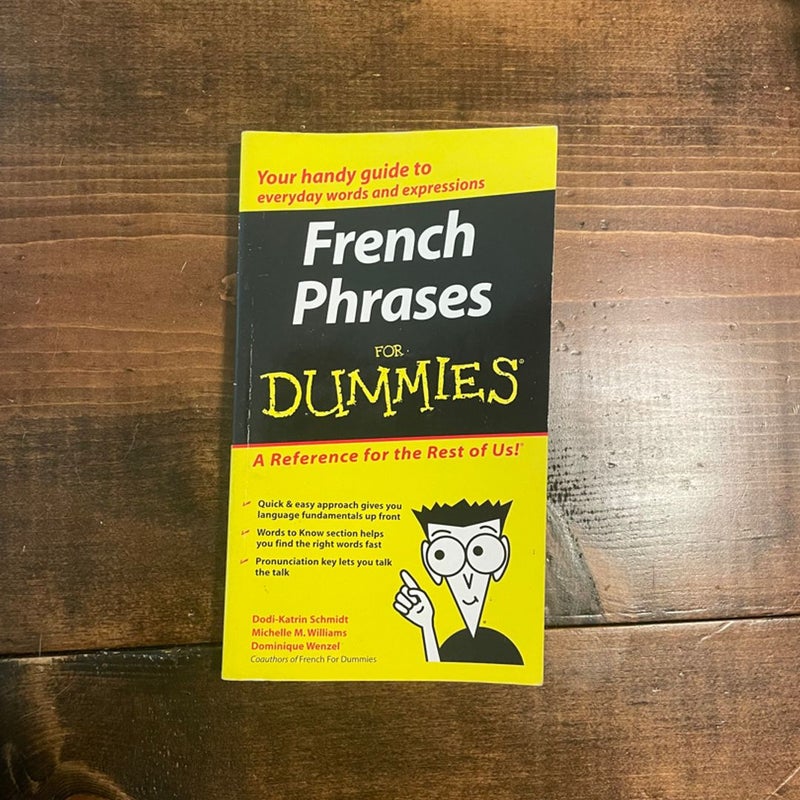 French Phrases for Dummies