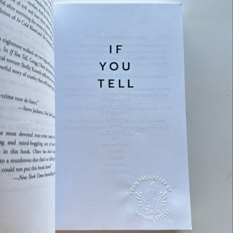 If You Tell