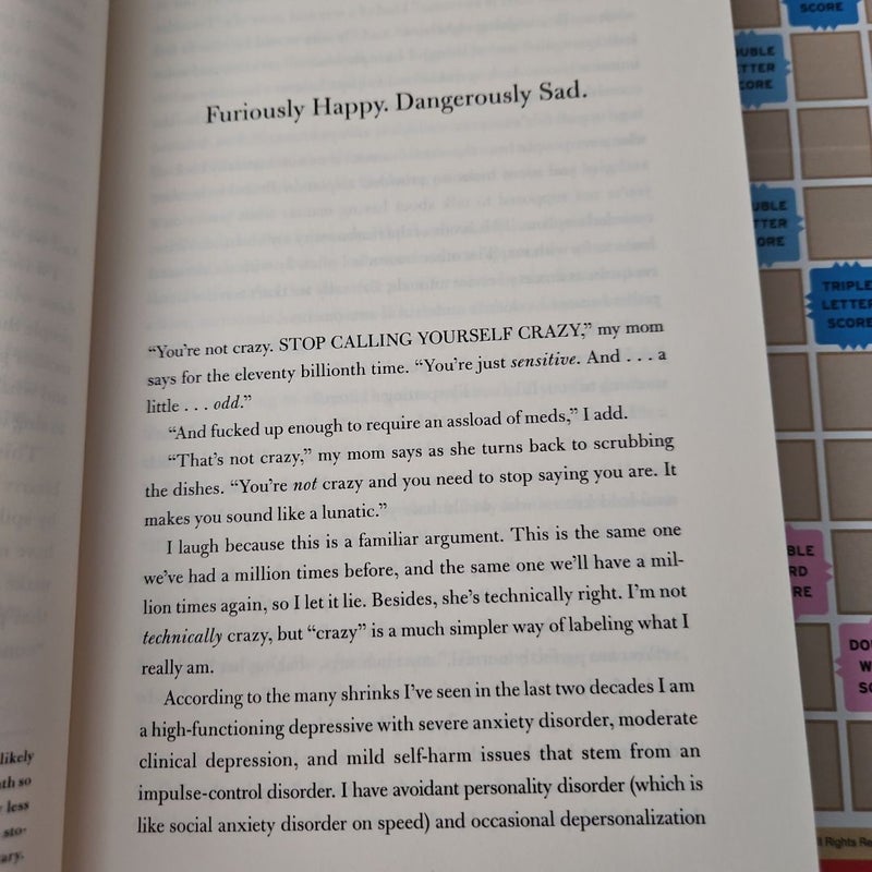 Furiously Happy *1st Edition*