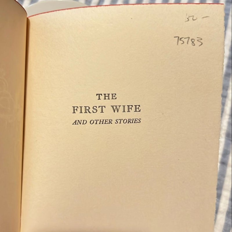 The First Wife and other stories