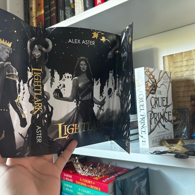 Signed The Bookish Box Lightlark by Alex Aster