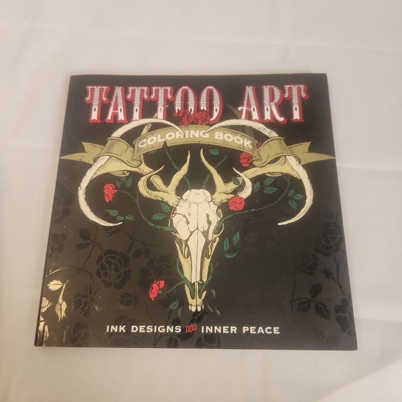 Tattoo Art Coloring Book