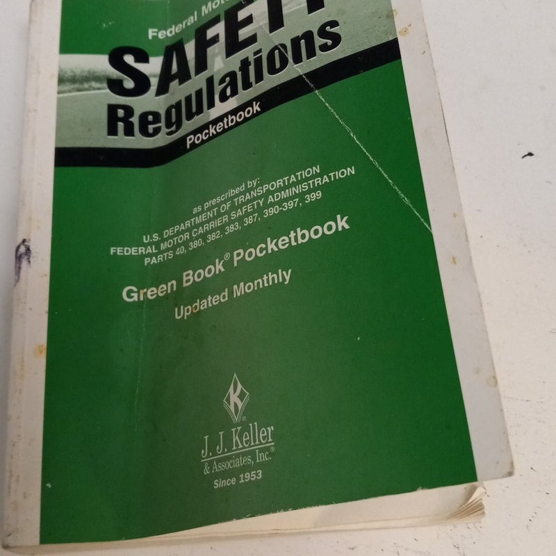 Federal  Motor carrier  Safety  Regulations  Pocketbook 