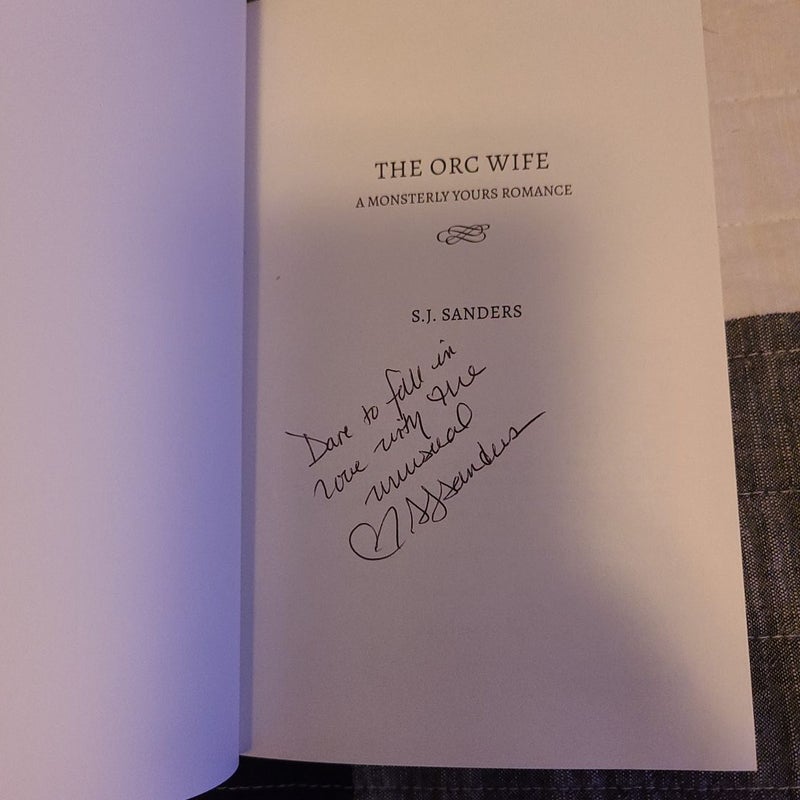 The Orc Wife signed