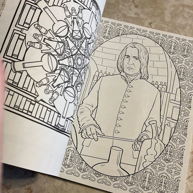 Harry Potter: Magical Places and Characters Coloring Book