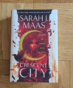 SIGNED Near-Mint 1st/1st Crescent City House of Earth and Blood by Sarah J. Maas