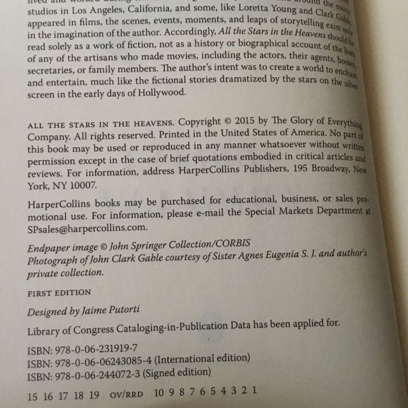 All the Stars in the Heavens