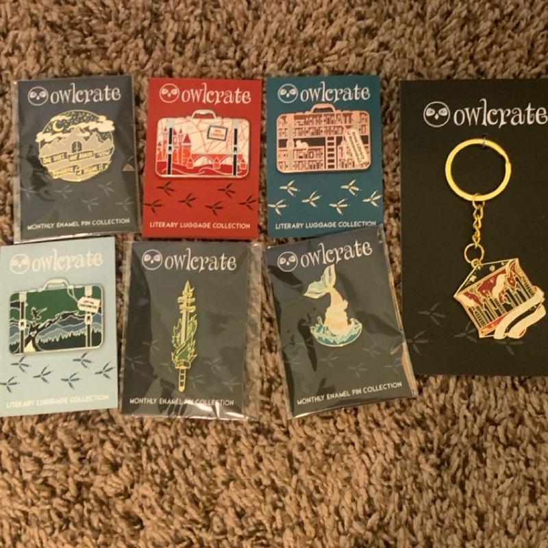 Owlcrate and fairyloot bookish items